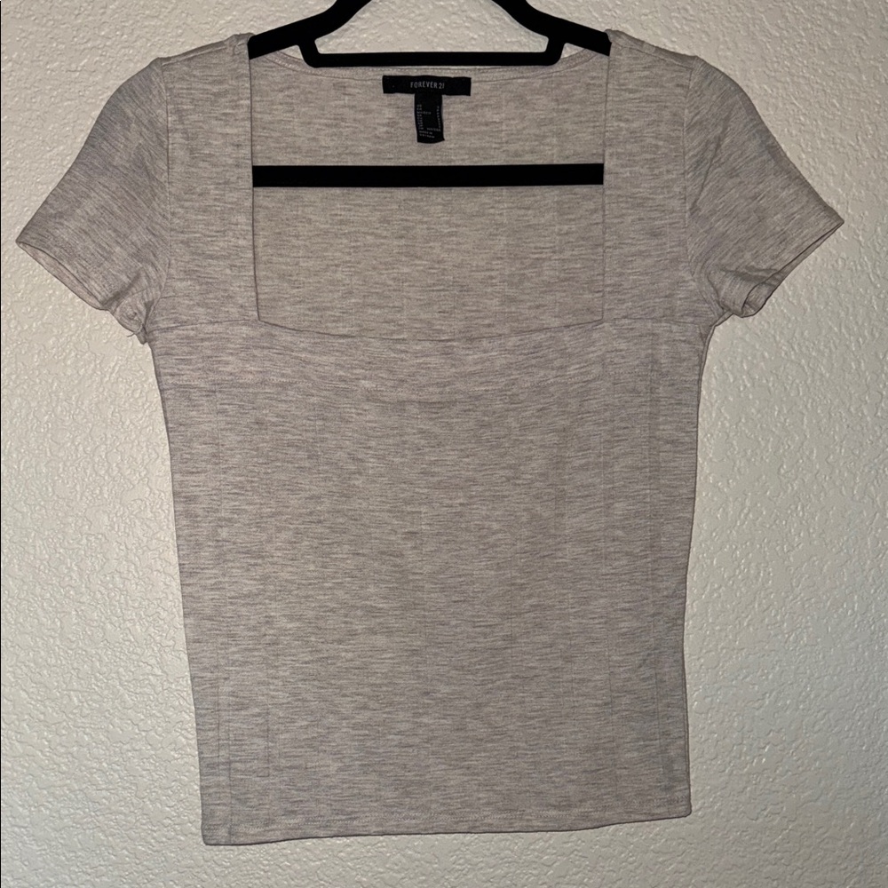 Light Gray Short Sleeve Tee